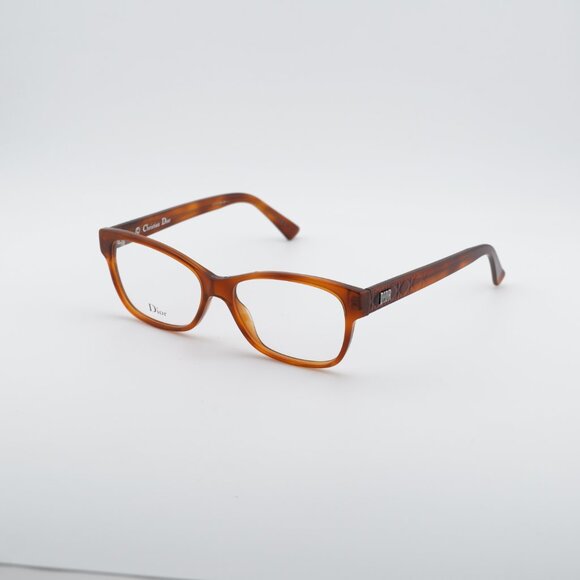Dior LADYDIORO 2 0SX7 00 Eyeglasses Havana 53mm Rectangle Frame - Picture 7 of 10
